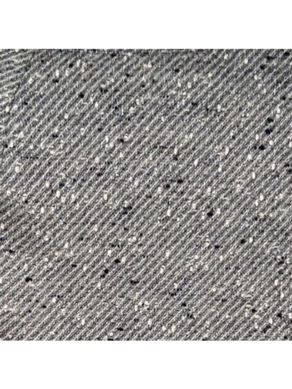 Mimmina Italy Tweed Sparkle Skirt Suit Set Womens 10 Gray Career Vintage Blazer - Picture 11 of 16